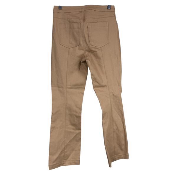 Cinq a Sept Women's Shannon Cropped Flared Leg Khaki Size 0 New With Tags - Picture 2 of 8